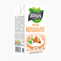 Zinus Миндальное молоко, 1 л ТВА