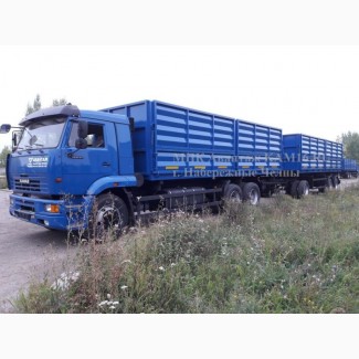 КАМАЗ 65117 самосвал зерновоз и прицеп зерновоз новый