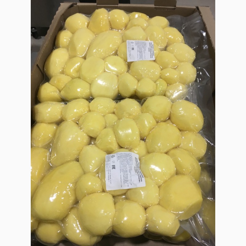 Фото 3. Реализуем на постоянной основе очищенный картофель, вакуумный ПЭТпакет 1, 0 кг., 5, 0 кг