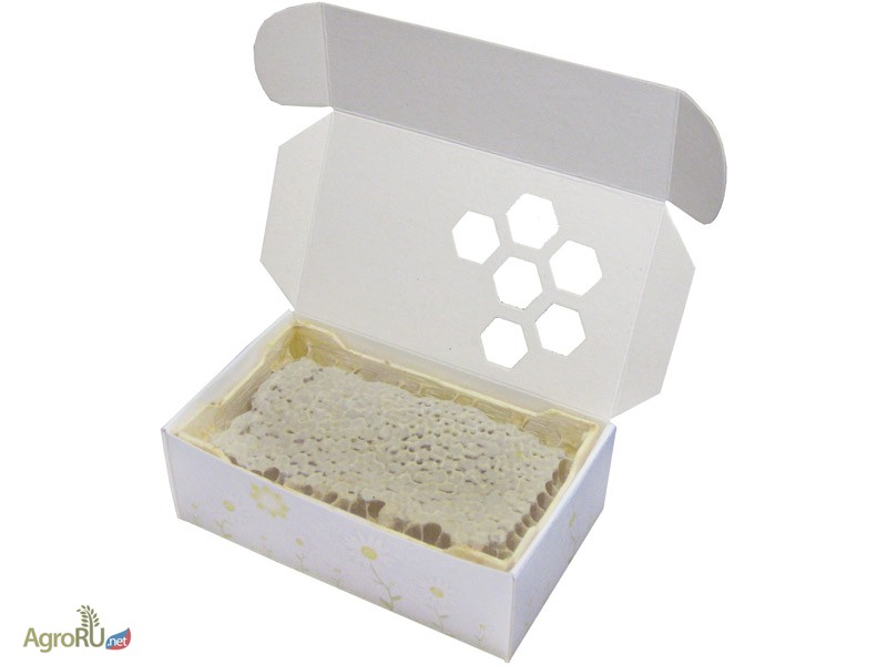 Фото 3. Упаковка для секционного сотового меда