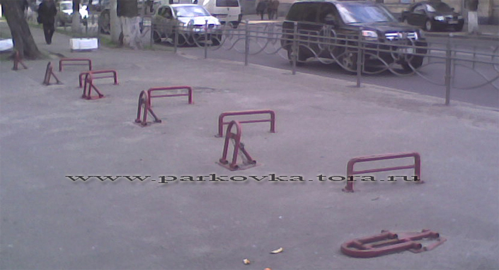Фото 19. Парковочные барьеры, ограждения для парковки, блокираторы парковочных мест