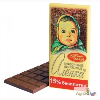 Шоколад Алёнка 1/200 грамм (ко)