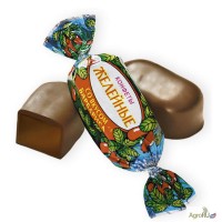 Конфеты желейные в шоколаде с фруктовыми вкусами в асс. Апельсин, Барбарис, Клубника