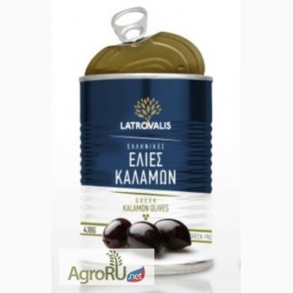 Консервированные оливки черные и зеленые s.s.mammoth 70/90 Latrovalis -Greece 800 мл жесть