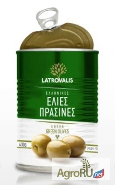 Фото 2. Консервированные оливки черные и зеленые s.s.mammoth 70/90 Latrovalis -Greece 800 мл жесть