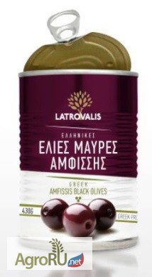 Фото 3. Консервированные оливки черные и зеленые s.s.mammoth 70/90 Latrovalis -Greece 800 мл жесть